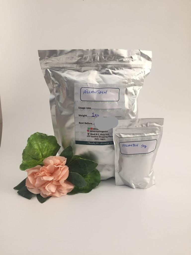 Allantoin Powder cosmetic active ingredient for creams lotions serums shampoos conditioners and comfort-focused formulations