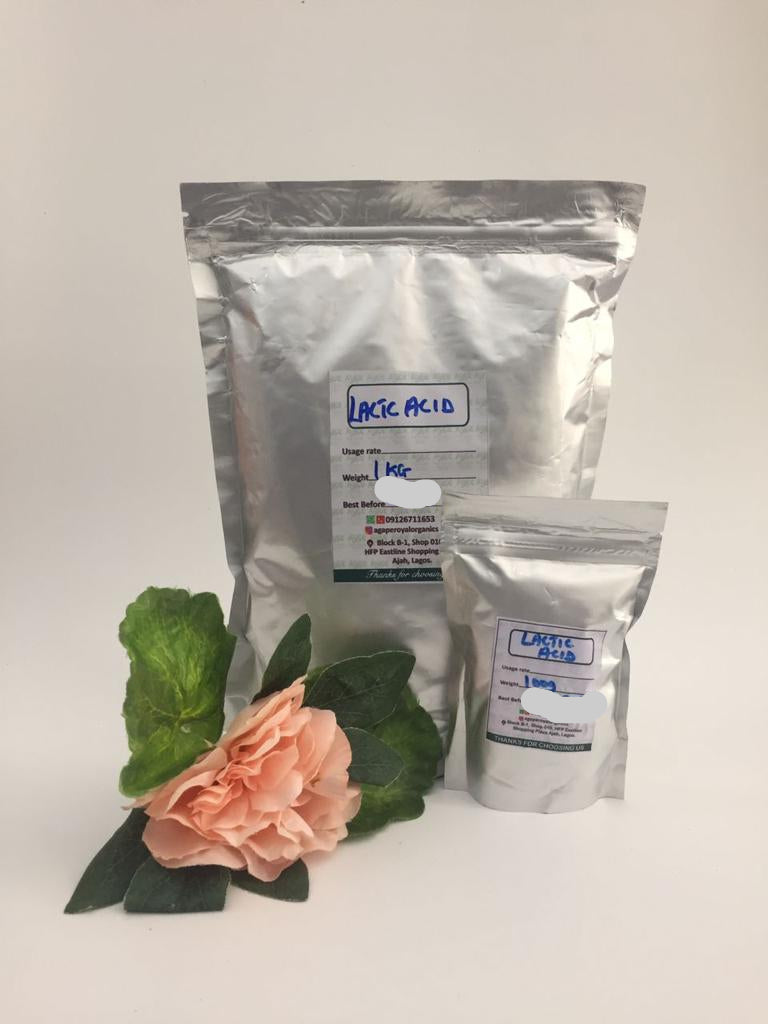 Lactic Acid Powder cosmetic AHA powder for serums toners masks creams lotions cleansers and rinse-off formulations