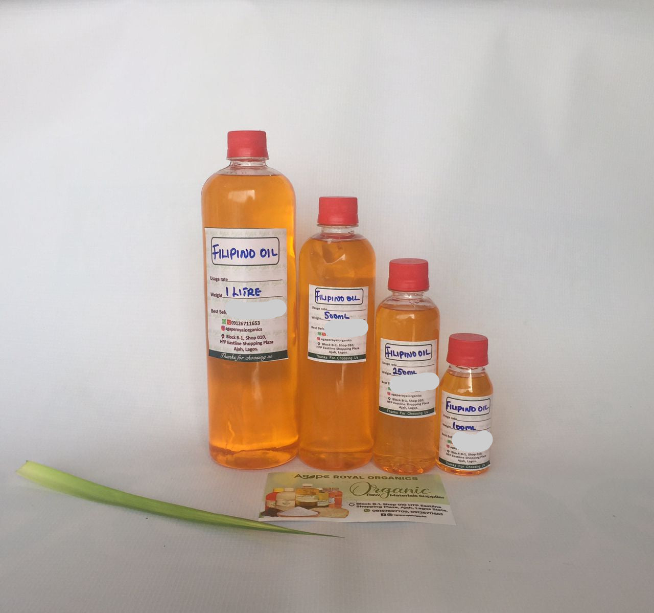 Filipino Oil concentrated cosmetic pro-mixing oil for creams lotions body oils body butters soaps and body care formulations