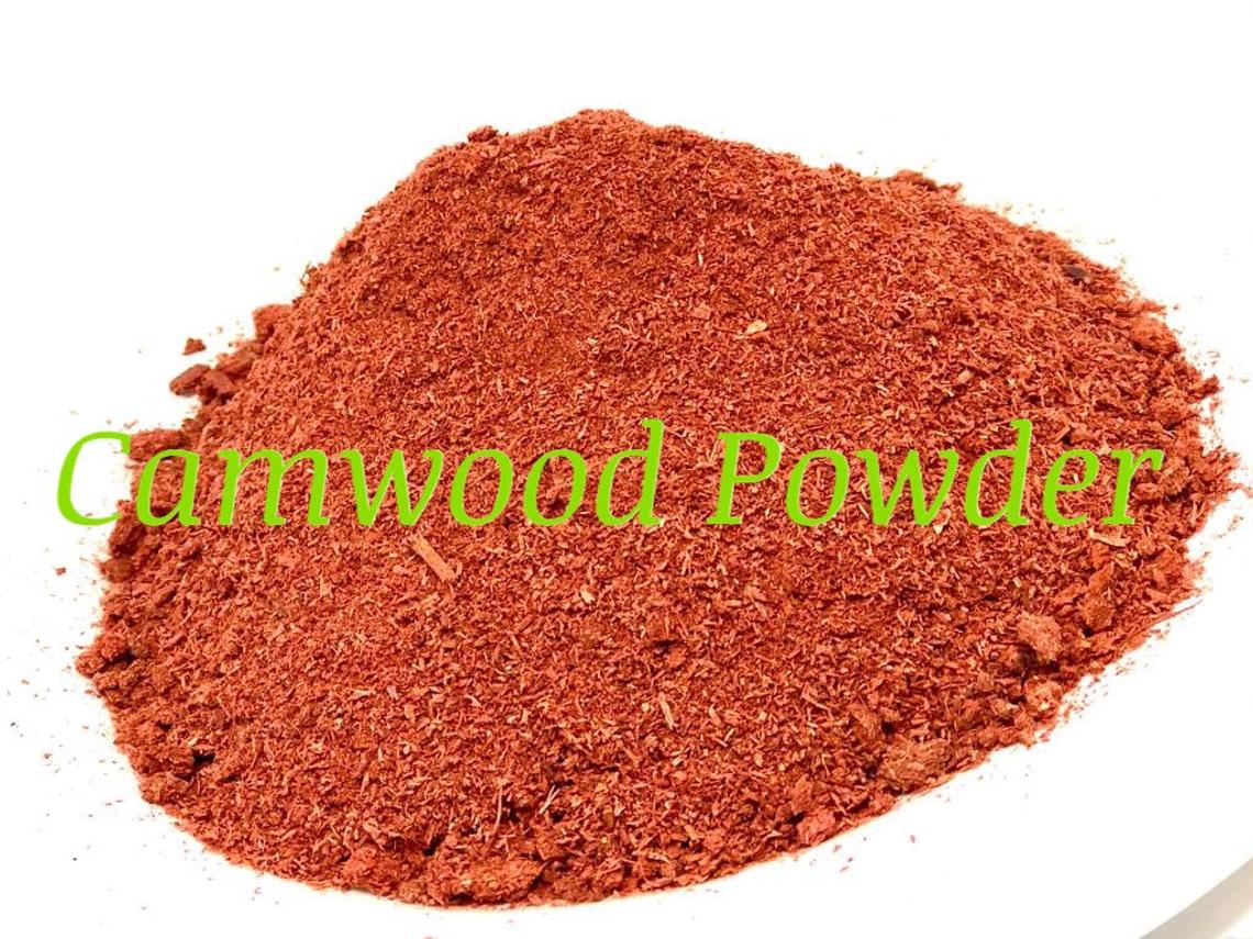 Camwood Powder botanical cosmetic powder for masks scrubs African black soap paste soap and rinse-off body care formulations