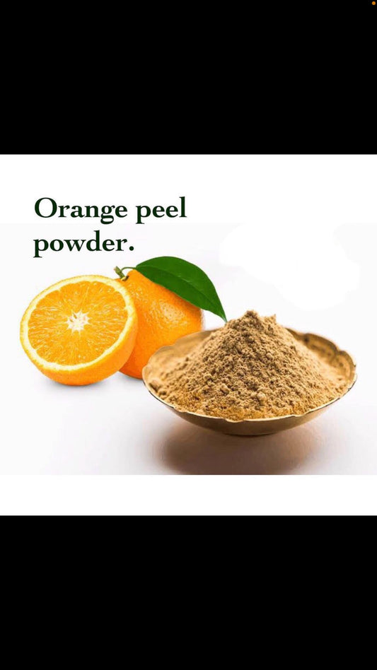 Orange Peel Powder botanical citrus powder for face masks scrubs soaps and rinse-off cosmetic formulations