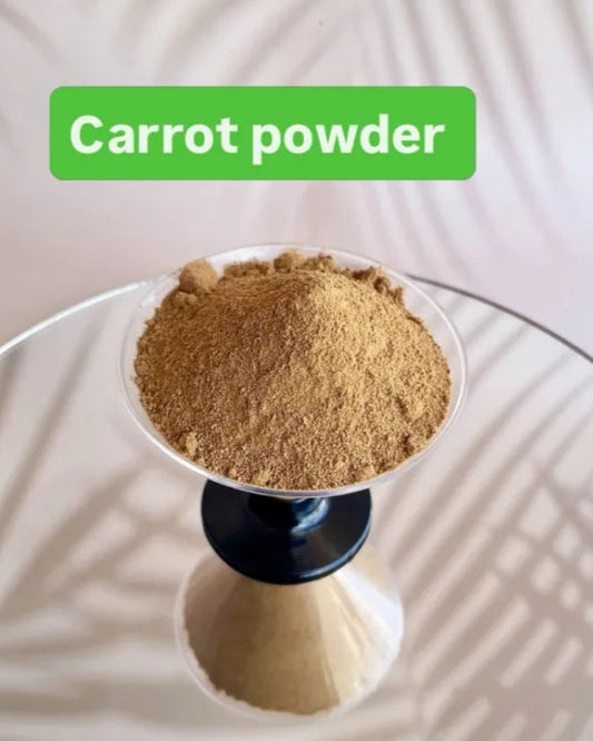 Carrot Powder yellow orange botanical cosmetic powder for masks cleansers soaps lotions shampoos scrubs and rinse-off body care formulations